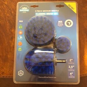 3 piece medium brush set